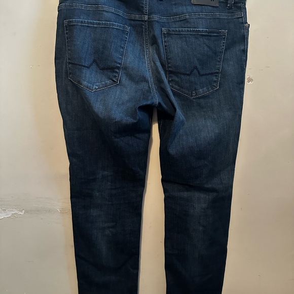 alberto pipe regular fit handcrafted Jeans Men’s 38”W X32”L DS coloured denim - Picture 10 of 13